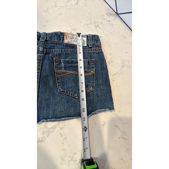 Billabong Juniors The Mini Denim Skirt Size 1 Y2K micro mini grunge no doubt - Picture 7 of 7